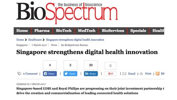 新加坡数字健康创新
