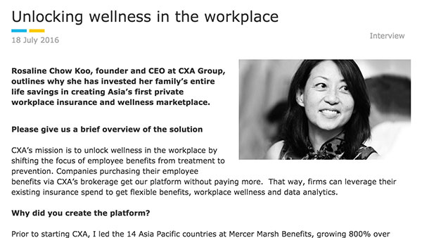 在工作场所释放健康